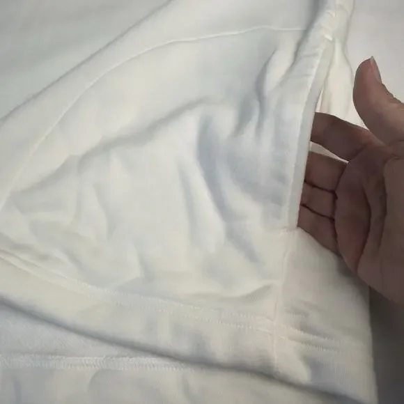 Nike Club Fleece Oversized Mock-Neck Sweatshirt Womens Medium FB8664-100 White - Picture 6 of 10